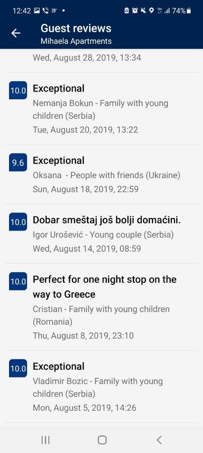 Mihaela Apartments Gyevgyelija Kültér fotó